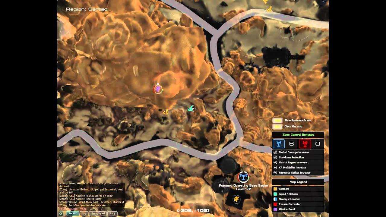 Firefall - Mid Level Titanium Mine Sites