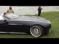 Vision Mercedes-Maybach 6 Cabriolet on lawn at Pebble Beach Concours d'Elegance