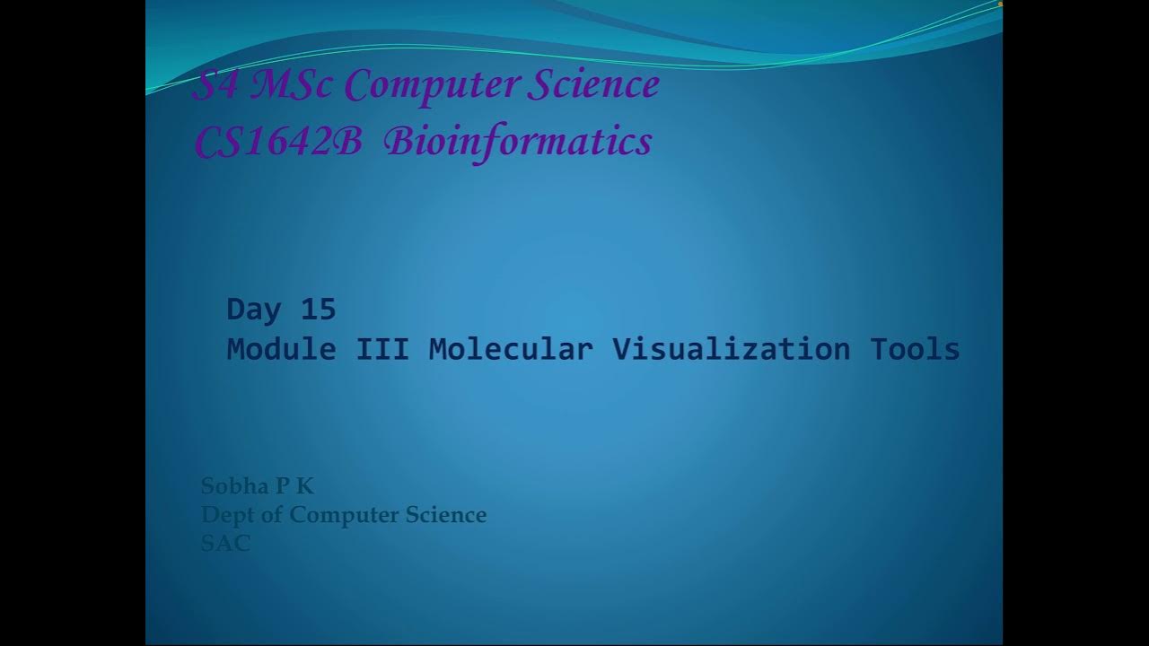 Molecular Visualization Tools - YouTube