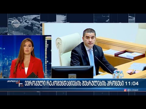 დეოლიგარქიზაცია - ევროპული რეკომენდაციების შესრულების პროცესი