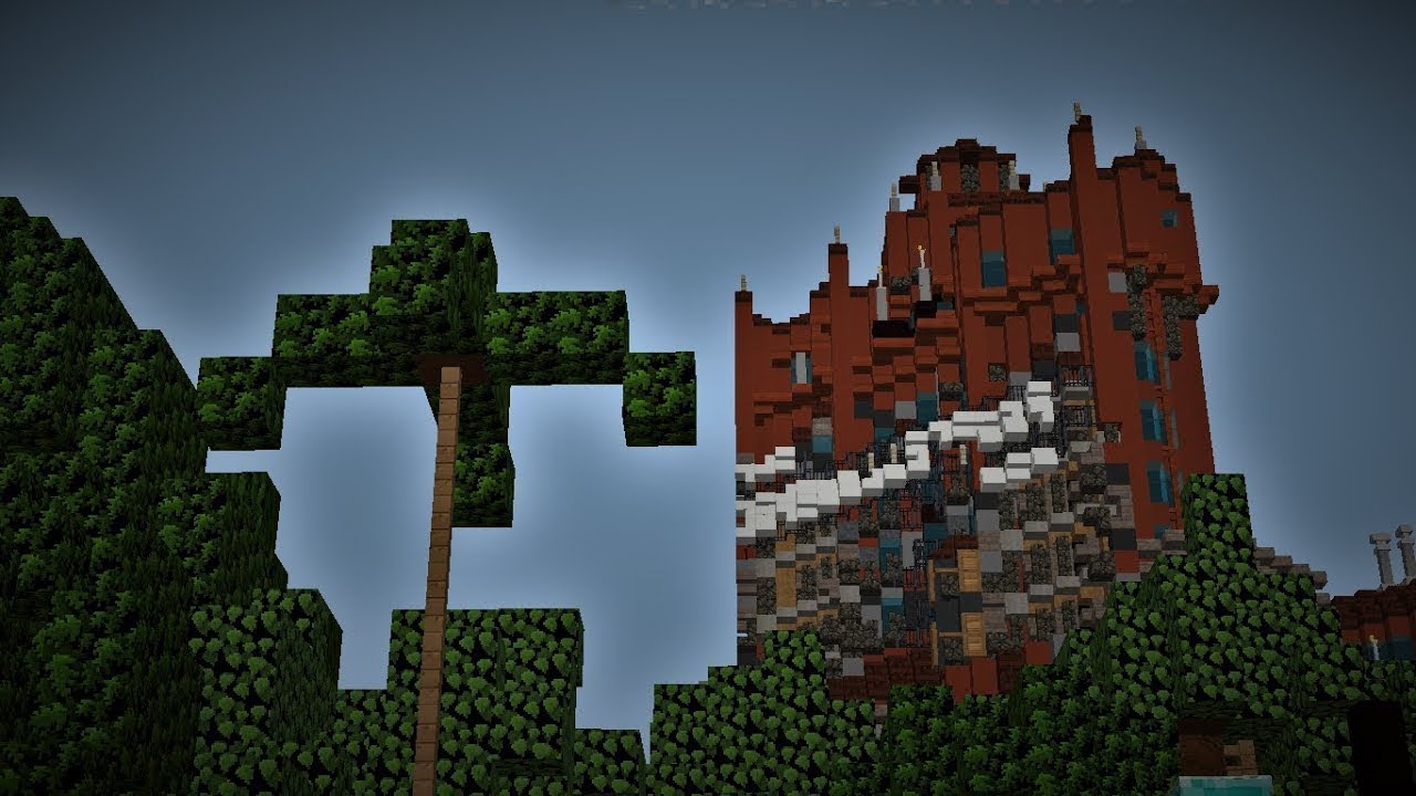 Minecraft Disney World: The Twilight Zone Tower of Terror