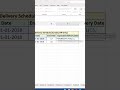 #23 Excel Interview Challenge | Delivery Date Calculate Kaise Kare?#excel #excelshorts #guideofmad