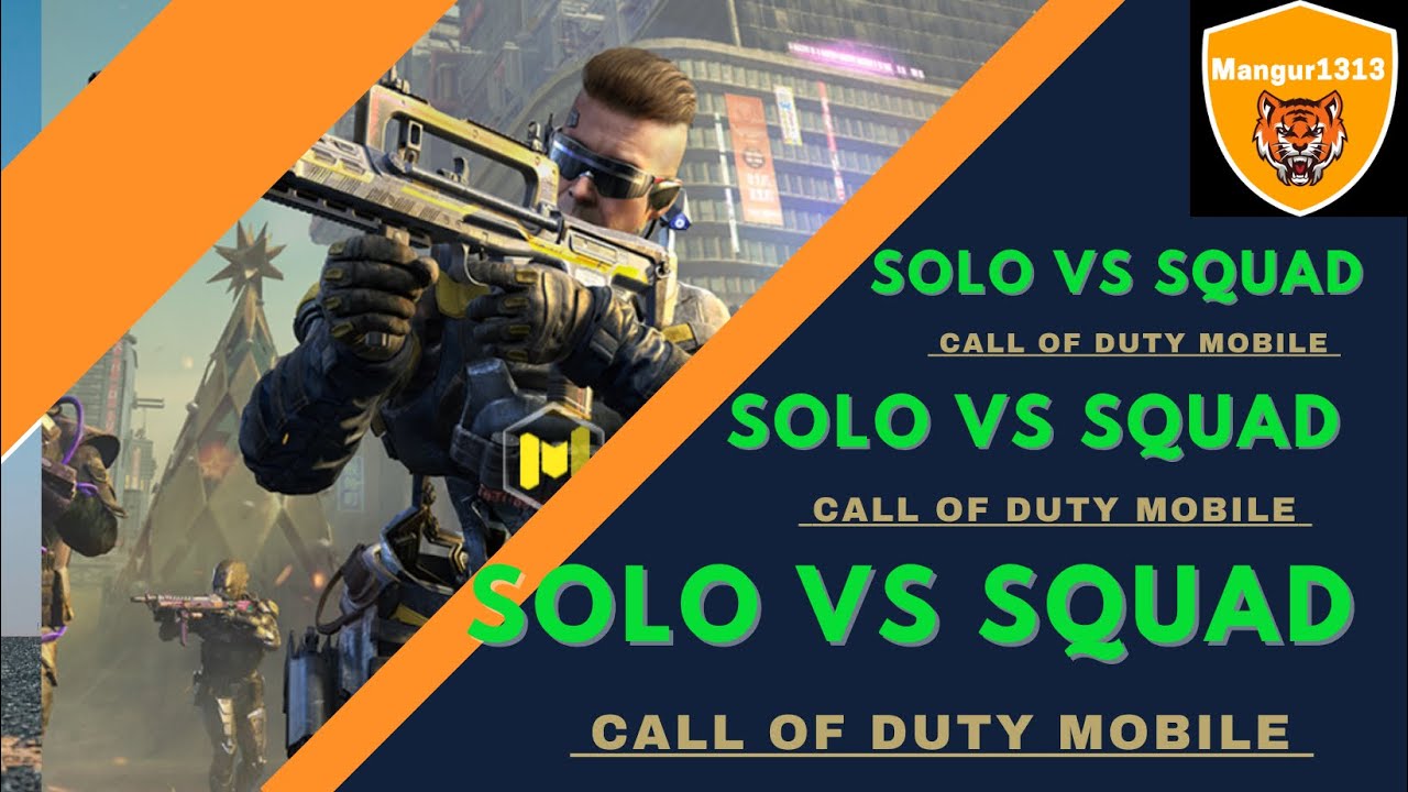 Solo vs squad CALL OF DUTY MOBILE - YouTube