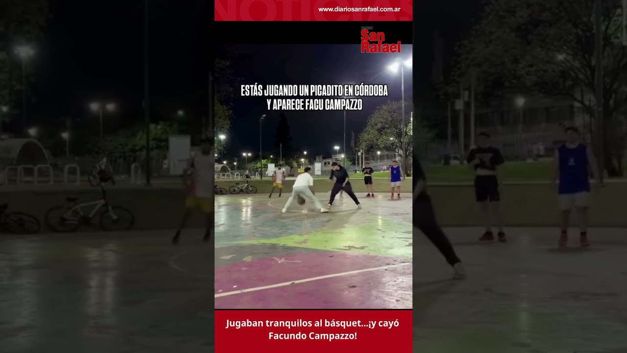 Jugaban tranquilos al básquet ...¡y cayó Facundo Campazzo!
