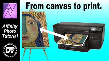 Prepare your photo of a painting for print and web. Affinity Photo Tutorial