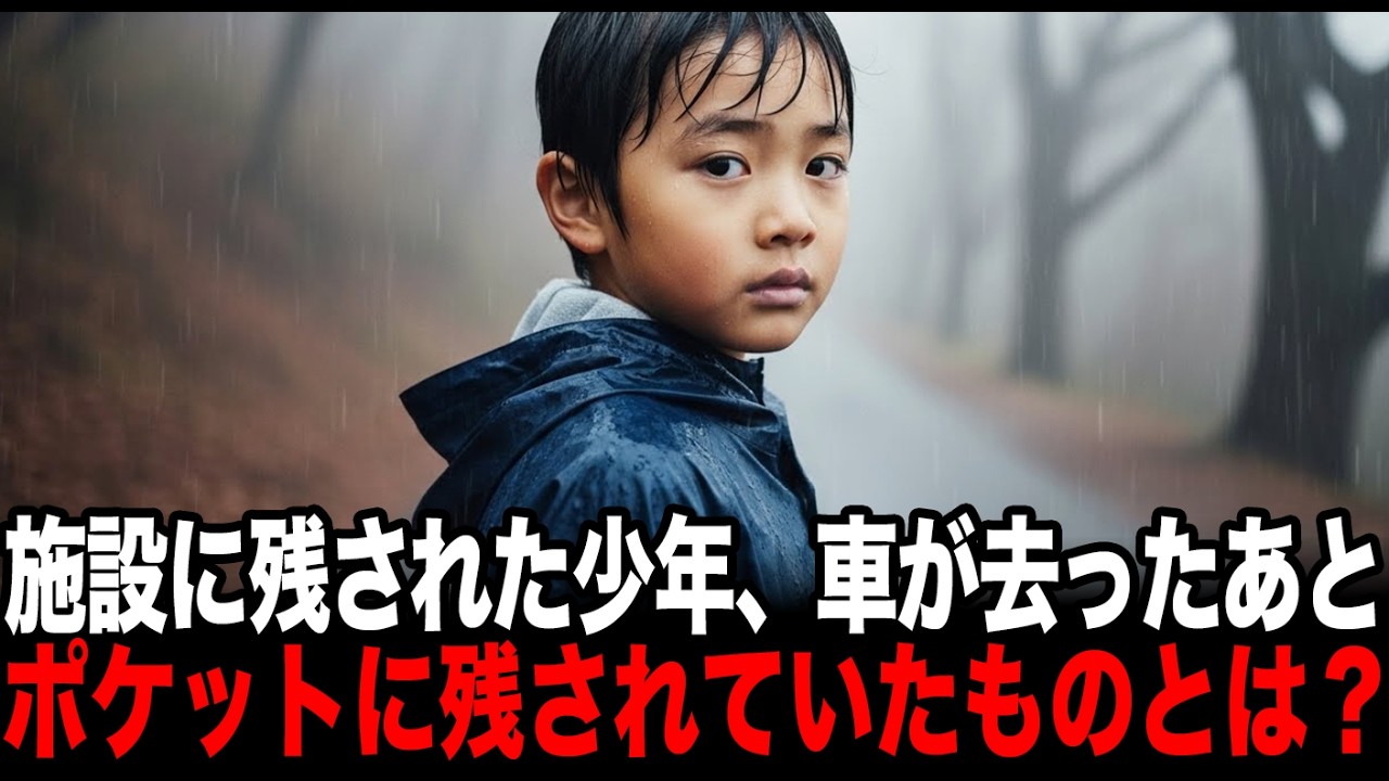 施設に残された少年、車が去ったあとポケットから出てきたものとは？ 