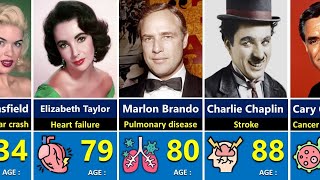 How Legendary Actors Died  Cause of Death & Age