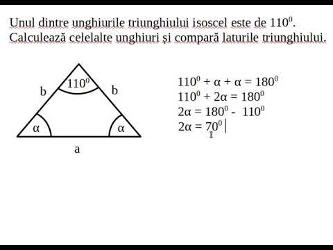 Stressful Thursday The owner Relatia unghi latura la triunghiul isoscel - YouTube