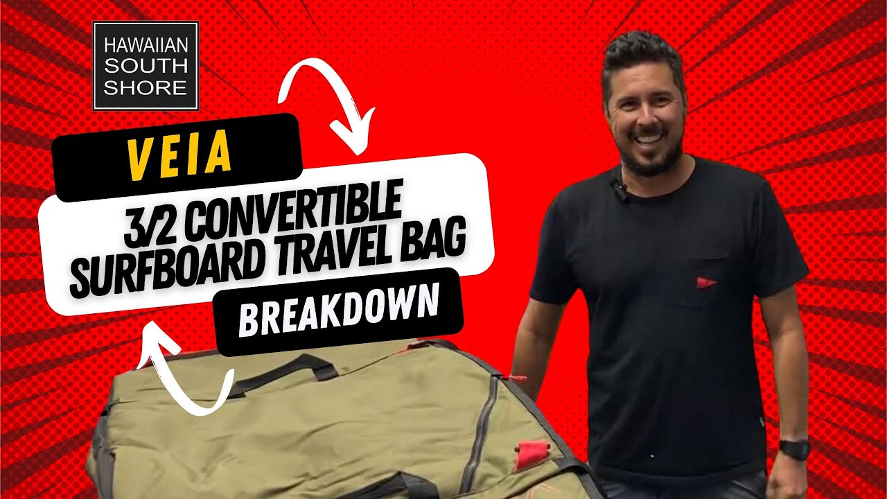 VEIA 3/2 Surfboard Travel BAG Breakdown with Joel Centeio