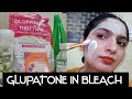 How to use glupatone in bleach cream  skin whitening bleach cream  parloursecret bleach at home