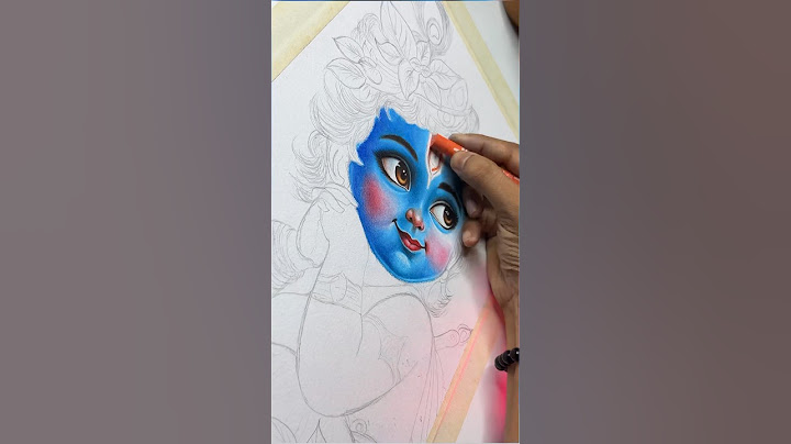 Krishna Drawing #shorts #drawing #art #krishna #shortsfeed #janmashtami