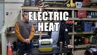 DeWALT® Portable Forced Air Electric Heater W/ Adjustable Thermostat, 120V,  1 Phase, 1650 Watt