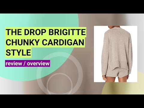 Review: The Drop Women's Brigitte Chunky Cardigan - Is It Worth It?
