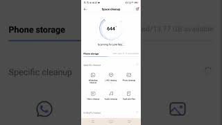 phone me vivo space cleanup Cline Kare #shortsvideo screenshot 4
