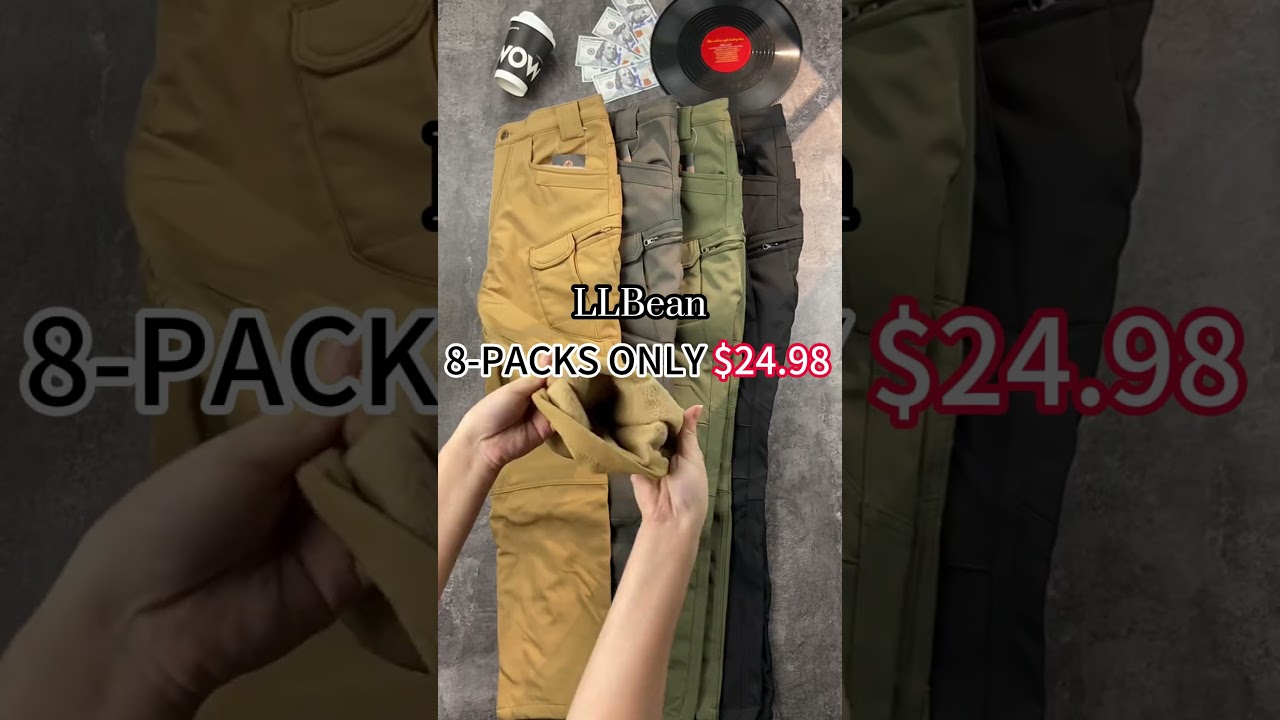 Men's Waterproof Tactical Pants 8 Pack Only $24.98 - Limited Time Sale - Ship Within 24 Hours.
