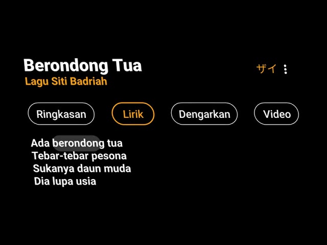 CCP Mentahan overlay lirik lagu Goggle || Berondong Tua - Siti Badriah class=
