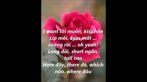 BÀI THƠ SỐ 1 - Học tiếng Anh bằng thơ