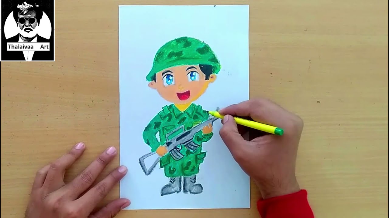 How to draw a Soldier, for beginners