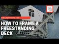 The Kaleidoscope PART 1 - How To Frame a Freestanding Deck With a Crazy Inlay!