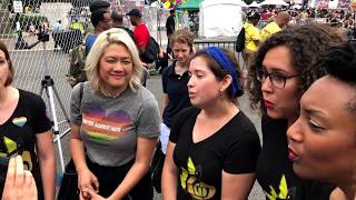 SongRise sings "(I Can't Keep) Quiet" for MILCK at DC Pride