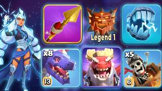 Dragon Duke Charge Hydra Strongest Legend1 Air Attack Strategy | Clash of Clans screenshot 4