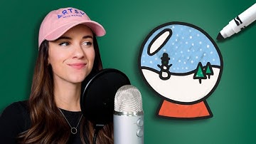 How To Draw a Snow Globe ❄️ | Step-By-Step Drawing Tutorials for Kids 🖍