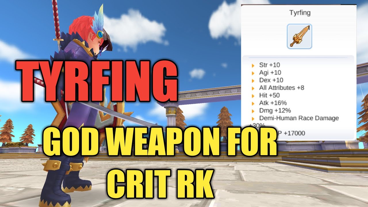 RAGNAROK MOBILE ETERNAL LOVE - Artifact Weapon TYRFING - YouTube