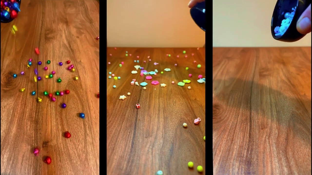 🌈🌟 Pearls falling with sound ASMR 🎶 