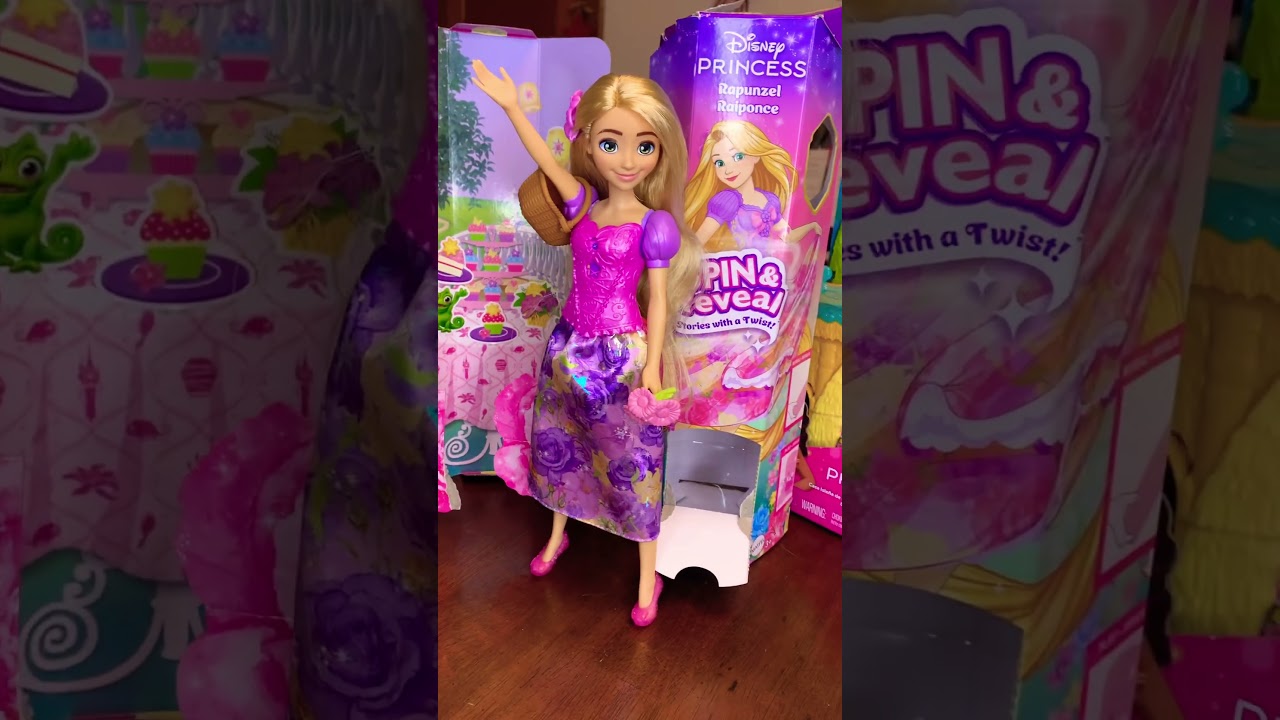 Rapunzel spin and reveal 💜 