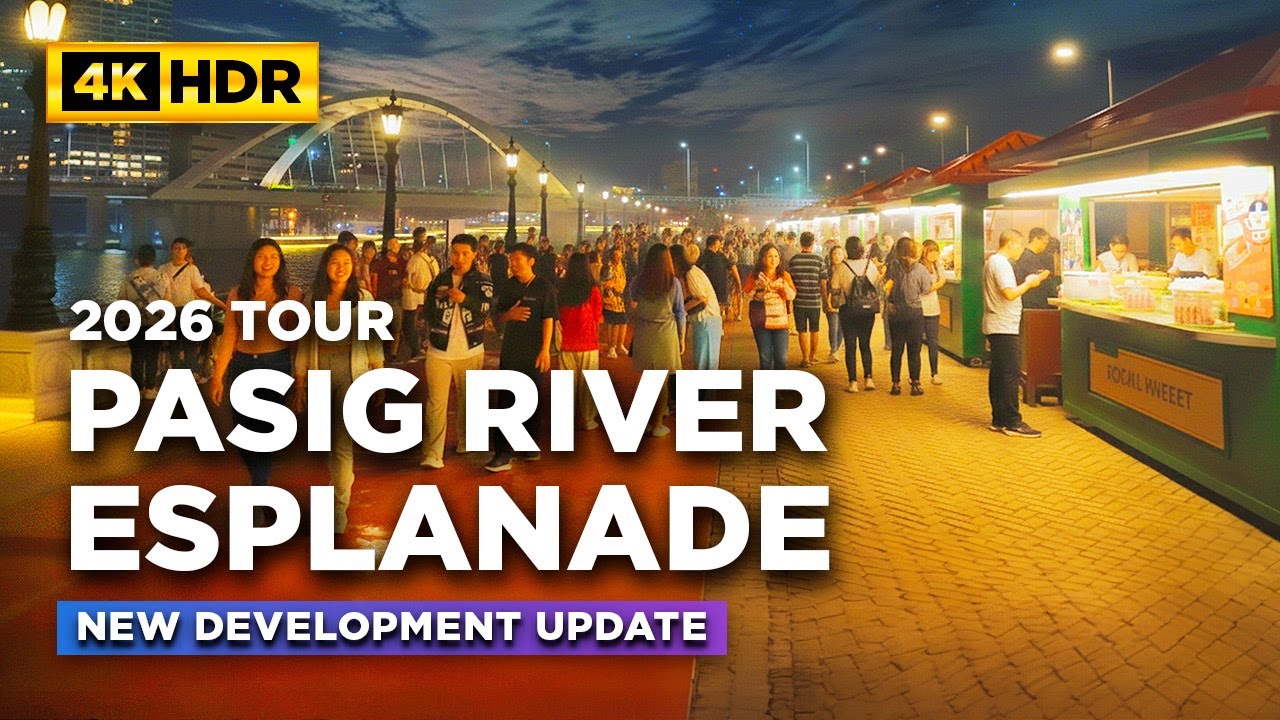 PASIG RIVER ESPLANADE RE-OPENS! | See the NEWEST Riverside Installations | Manila Philippines