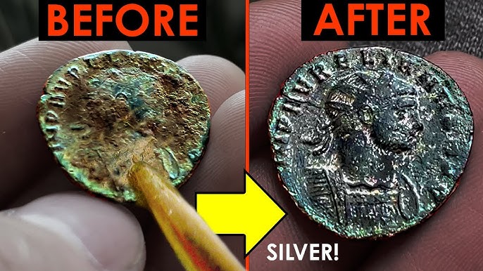 Cleaning Coins with the Composite Cleaning Pencil