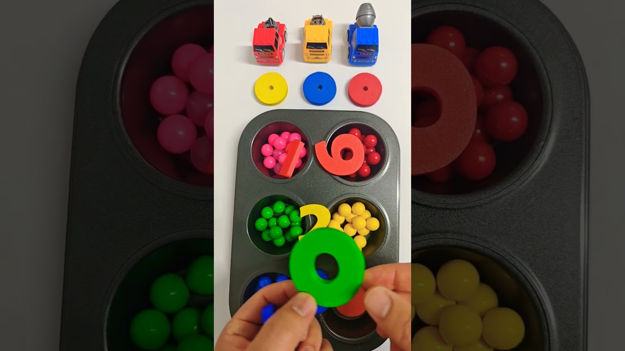 cute color 😍♥️🔵 #foryou #toys #mahertoys #عالم_مرح #satisfying