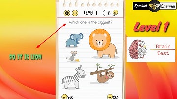 Brain test 🧠 - Level 1 - which one is the biggest?