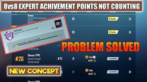 8vs8 Expert Achievment Points Not Counting •8vs8 TDM New Concept•How to complete 8vs8 Expert•