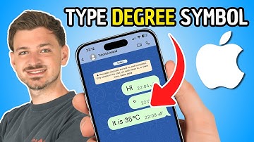 How To Type The Degree Symbol On iPhone - Step By Step Guide