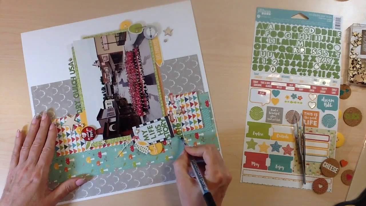 Scrapbook Process 147 My Life His Story YouTube