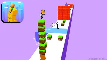 Cube Surfer Gameplay Walkthrough New Skin Part 12 IOS,Android (Levels 44-45)