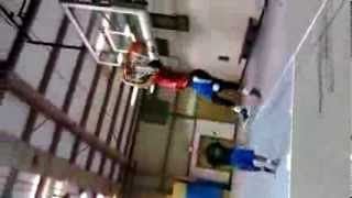 Eric Washington backwards dunk