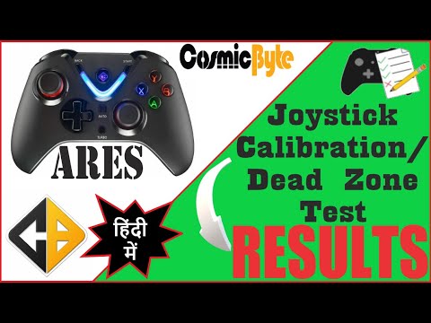 Cosmic Byte Ares Gamepad | Joystick Calibration/Dead Zone Test