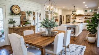 Odświeżenie nowoczesnego domu wiejskiego na wiosnę 2026 r. 🌿 | Stół Magnolia i biały domek inspir... screenshot 1