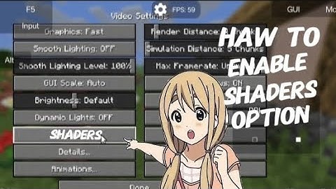 How to enable shaders option in zalith launcher in Minecraft 🤔