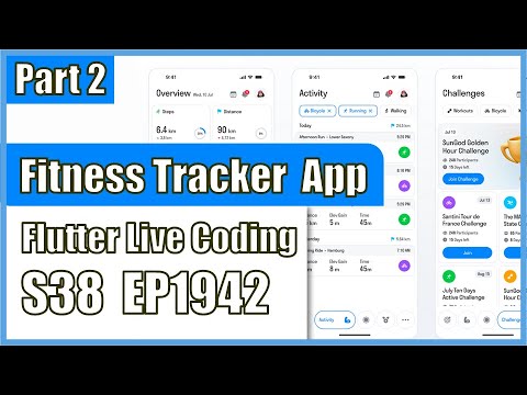 [Flutter] Flutter Live Coding EP1942 (Fitness Tracker App Part 2) - YouTube