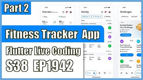 [Flutter] Flutter Live Coding EP1942 (Fitness Tracker App Part 2)