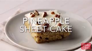 Pineapple Sheet Cake