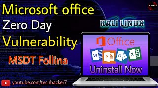 Microsoft Office Zero-Day Vulnerability | Follina | CVE-2022-30910 | Support Diagnostic Tool Exploit