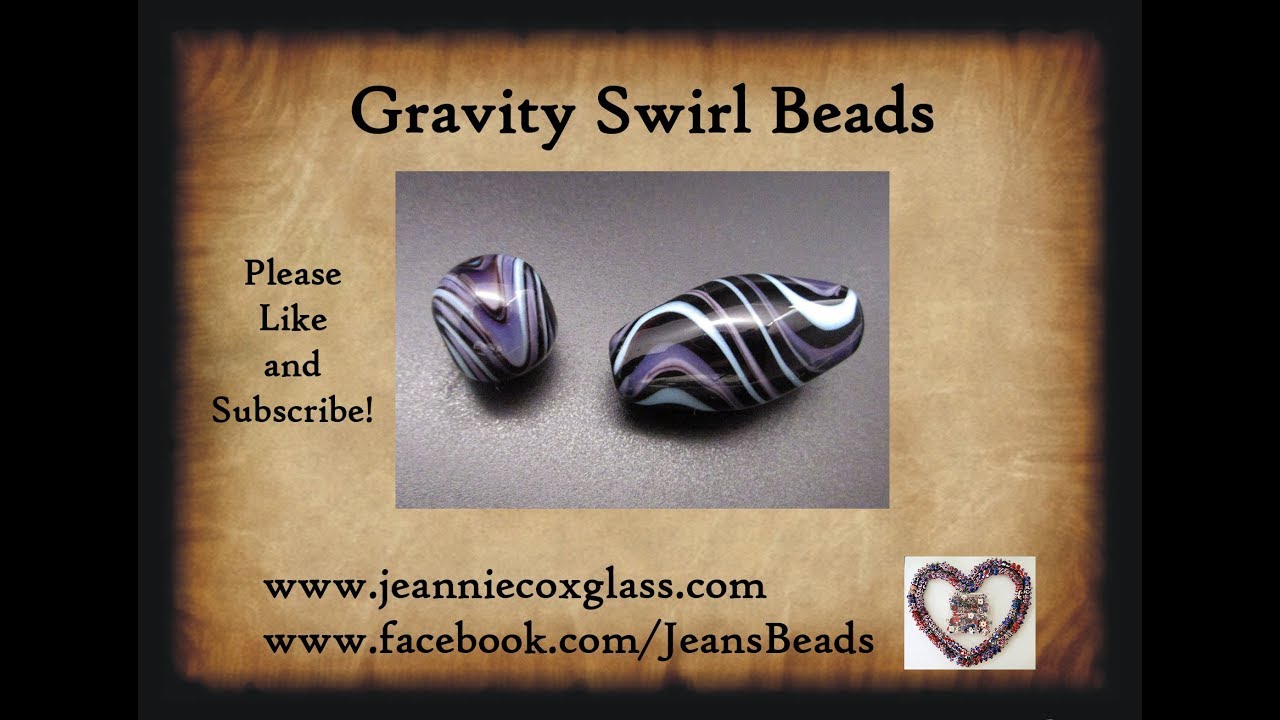 Узоры Lampword Bead Gravity Swirls от Джинни Кокс