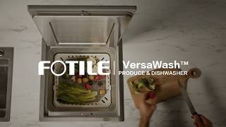 FOTILE – VersaWash 2-in-1 Produce & Dishwasher Product Video (Mixed Media)