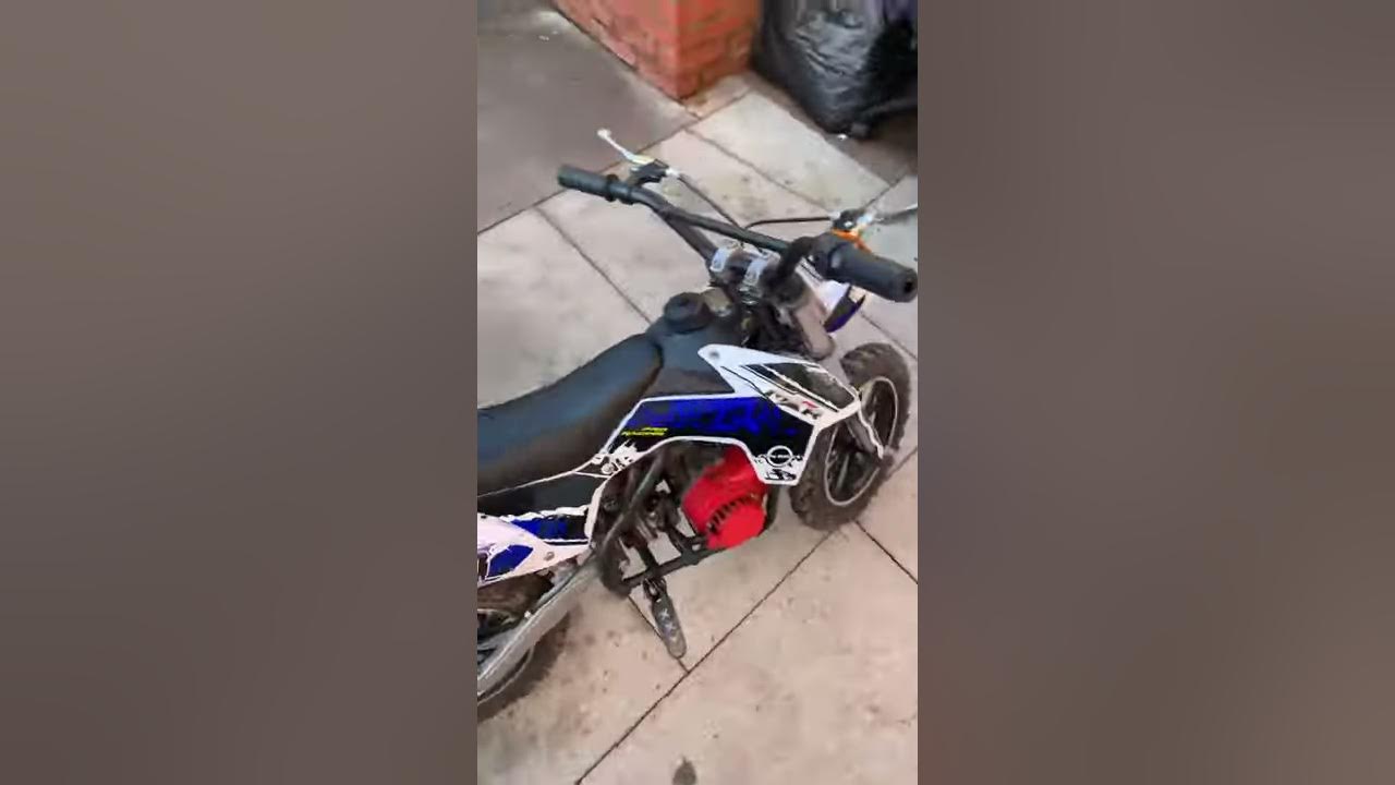 How to use dirt bike choke leaver YouTube