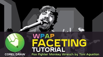 WPAP Vector Tutorial Foo Fighter by Toni Agustian - Part 1 - Faceting