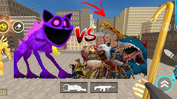 Nextbots in playground update zoochosis huggy wuggy nightmare pou zoonomaly 😱 chasing nextbots 🔥